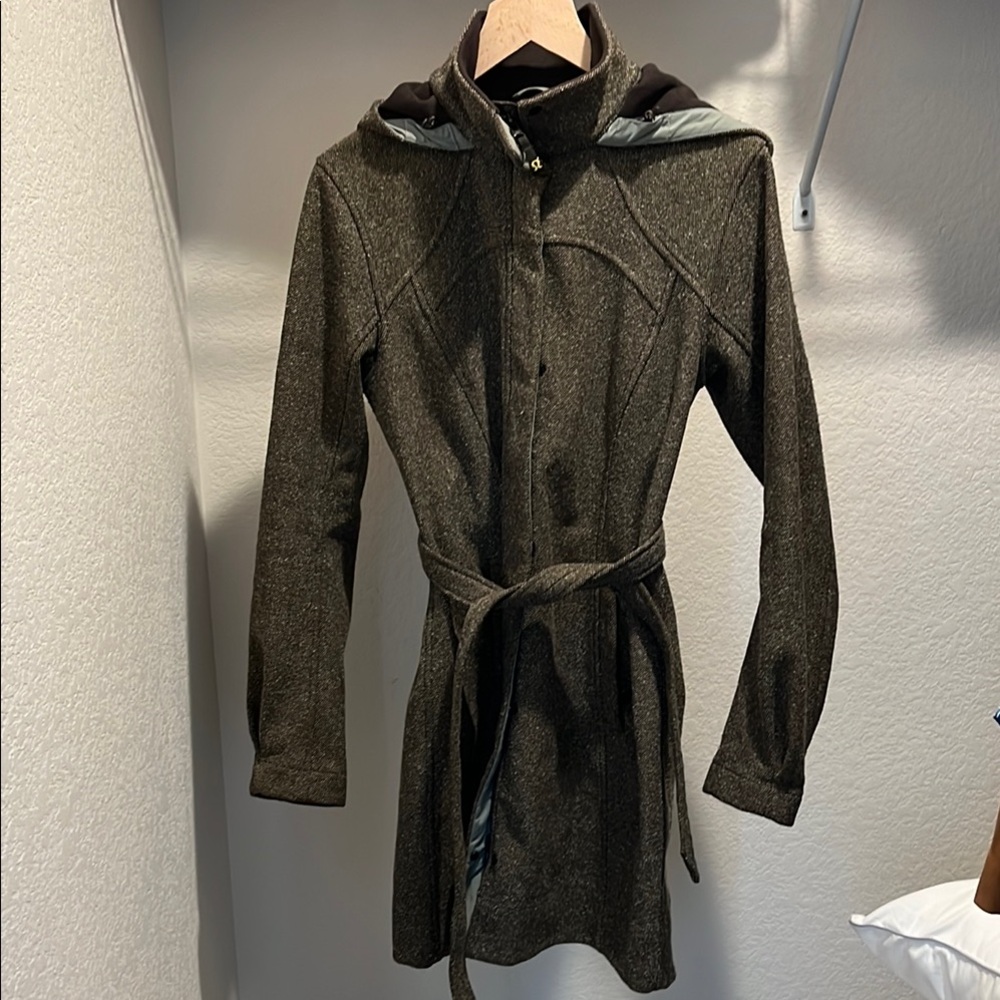 lululemon athletica Brown Hooded Jacket